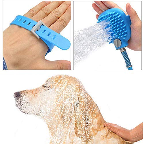 2-in-1 Hand-Worn Pet Bathing Brush & Water Sprayer
