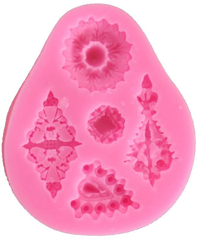 3D Retro Embossed Pendant Jewelry Fondant