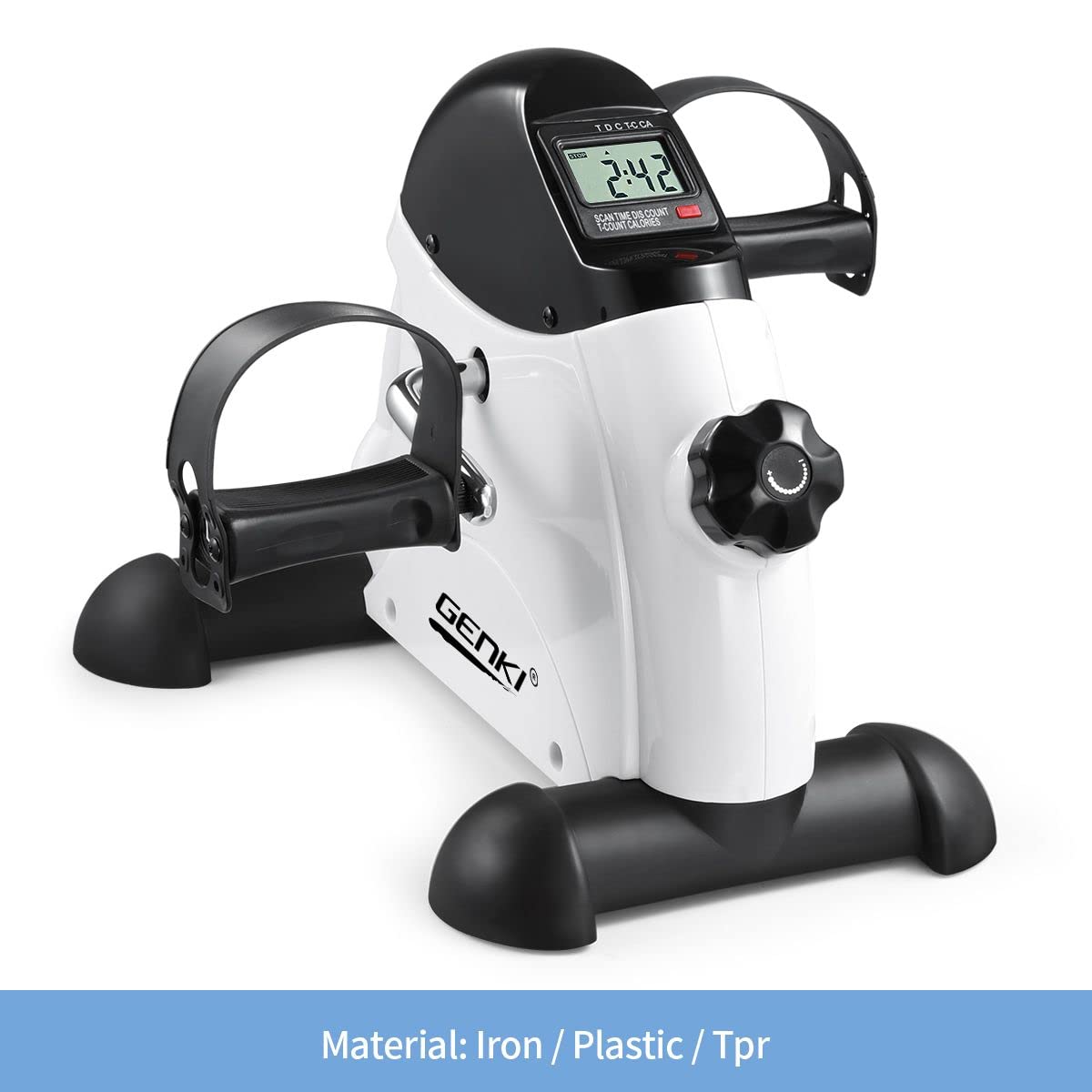Portable Mini Pedal Exerciser with LCD Display