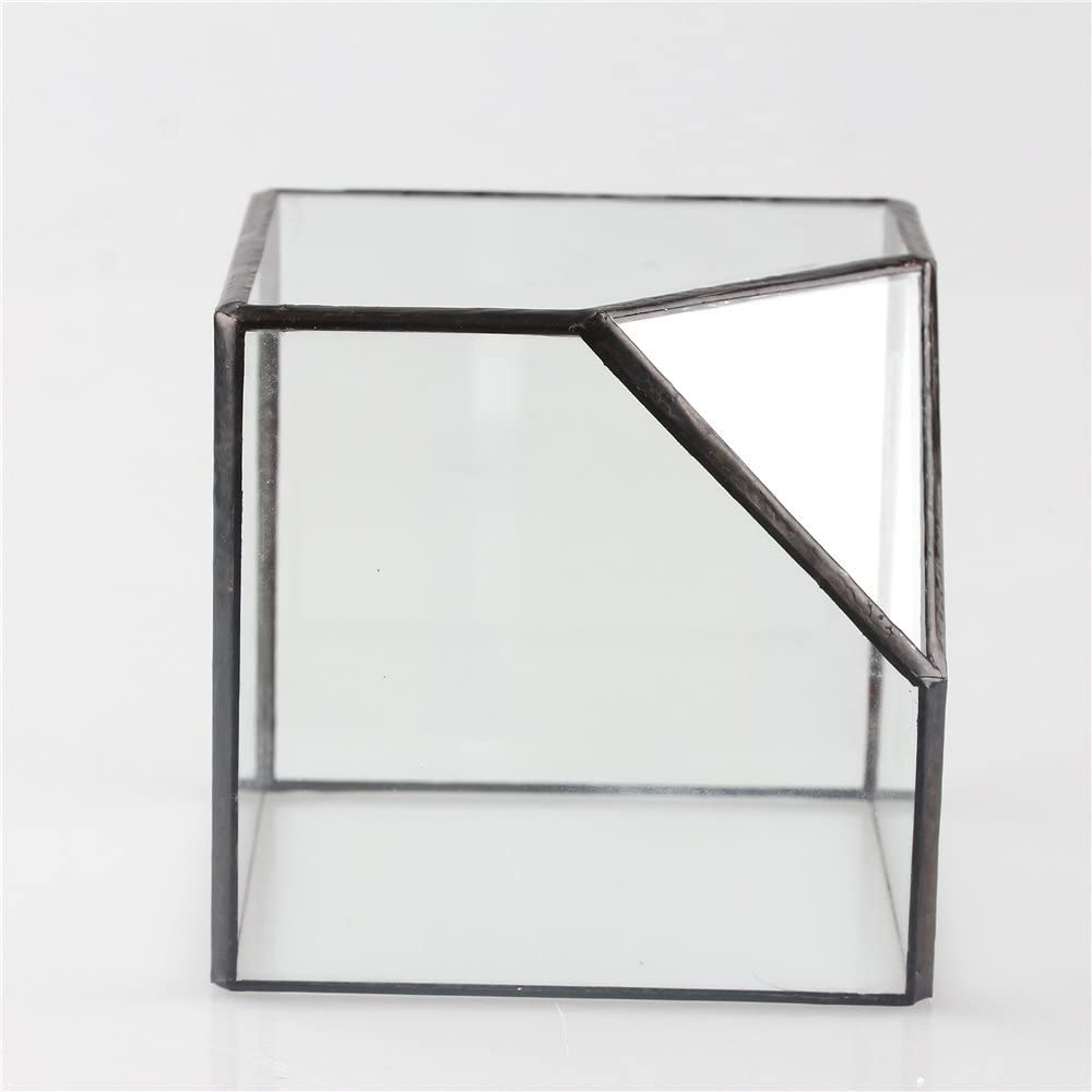Geometric Decorative Terrarium Cube Planter