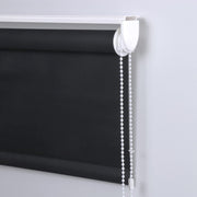 51 × 200 cm Black Blackout Roller Blind