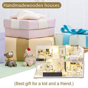 DIY Dollhouse Miniature with Furniture Kit