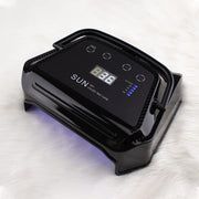 UV Nail Lamp, Professional Portable Rechargeable 72W UV LED Nail Dryer for Gel Polish, Ultra Fast Gel Nail Dryer 36 LED UV Curing Lamp for Resin Curing & Gel Nail Dryer with 4 Timer Setting