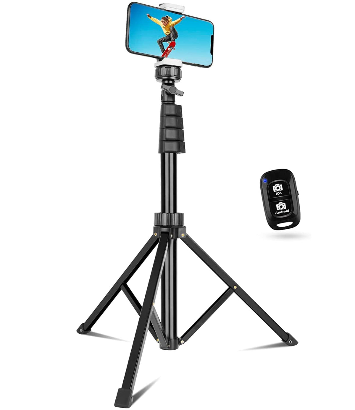 Sensyne 157 cm Selfie Stick Tripod with Wireless Remote