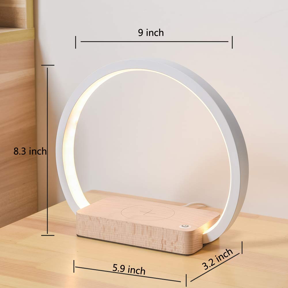Bedside Light with Wireless Charger