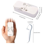 Refillable Travel Floss-Pick Dispensers with 48 Picks – 4 Pack