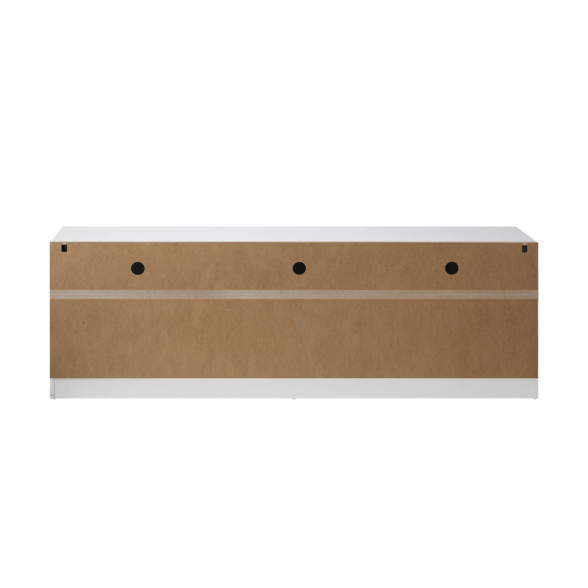 LED TV Cabinet 180cm Entertainment with 2 Drawers and Cabinets-White