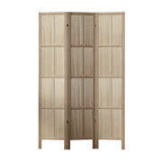 Room Divider Screen Privacy Wood Dividers Stand 3 Panel Brown