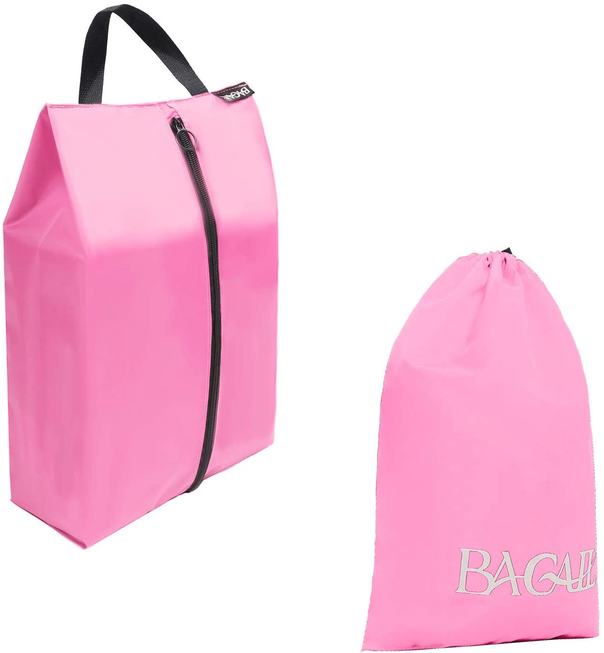 6 Set Packing Cubes, Travel Luggage Packing Organizers with Laundry Bag Fushcia