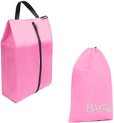 6 Set Packing Cubes, Travel Luggage Packing Organizers with Laundry Bag Fushcia