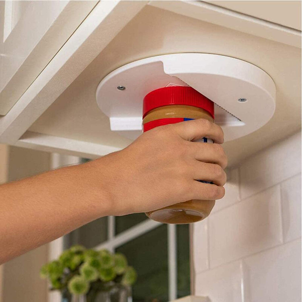 Under-Cabinet Jar & Bottle Lid Opener