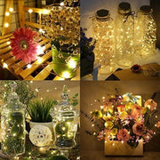 LED Solar String Lights Outdoor, 20M 200 LED Solar Powered Fairy Light with 8 Lighting Modes,Waterproof Outdoor Solar Lighting for Home,Garden,Decoration (Warm White) 