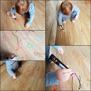 Fine Tip Chalk Markers (10 Pack 3mm) - Bold Color Erasable Dry Erase Marker Pens for Blackboards, Chalkboard, Window, Bistro - 3mm Reversible Bullet & Chisel Point 