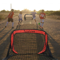 2-Pack Pop-Up Soccer Goals with Carry Bag – 122 × 81 cm