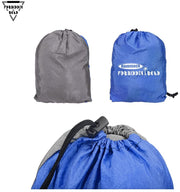 Forbidden Road Hammock Single Double Camping Portable Parachute Hammock for Outdoor Hiking Travel Backpacking - 210D Nylon Taffeta Hammock Swing - Support 400lbs - 660lbs Ropes Carabiners Included