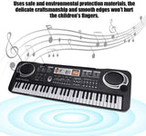 Electric Keyboard Piano 61-Key, Piano Keyboard 61 Key Electric Digital Music Keyboard