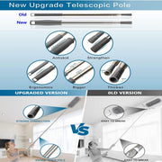 100-Inch Telescopic Microfibre Duster Set with 3 Heads