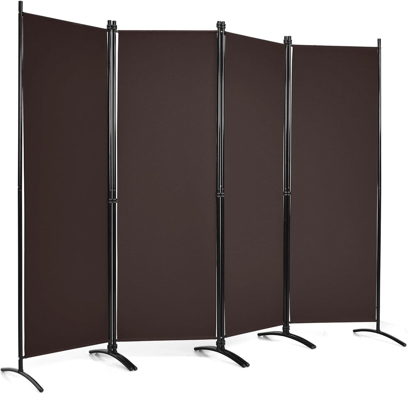 221 × 172 cm 4-Panel Fabric Room Divider – 3 Colours