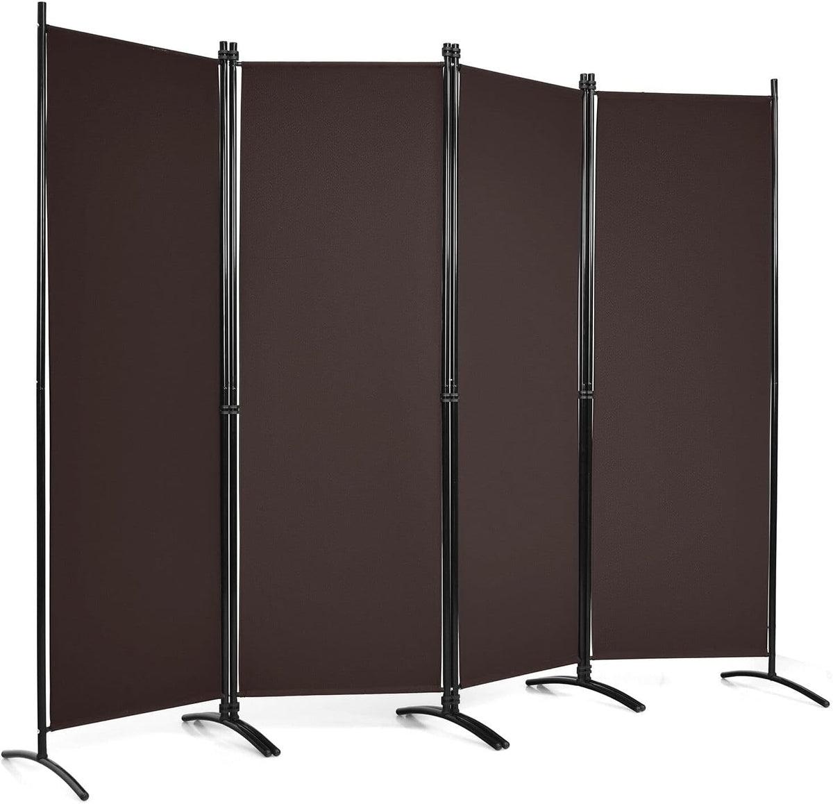 221 × 172 cm 4-Panel Fabric Room Divider – 3 Colours