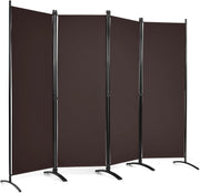 221 × 172 cm 4-Panel Fabric Room Divider – 3 Colours