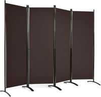 221 × 172 cm 4-Panel Fabric Room Divider – 3 Colours