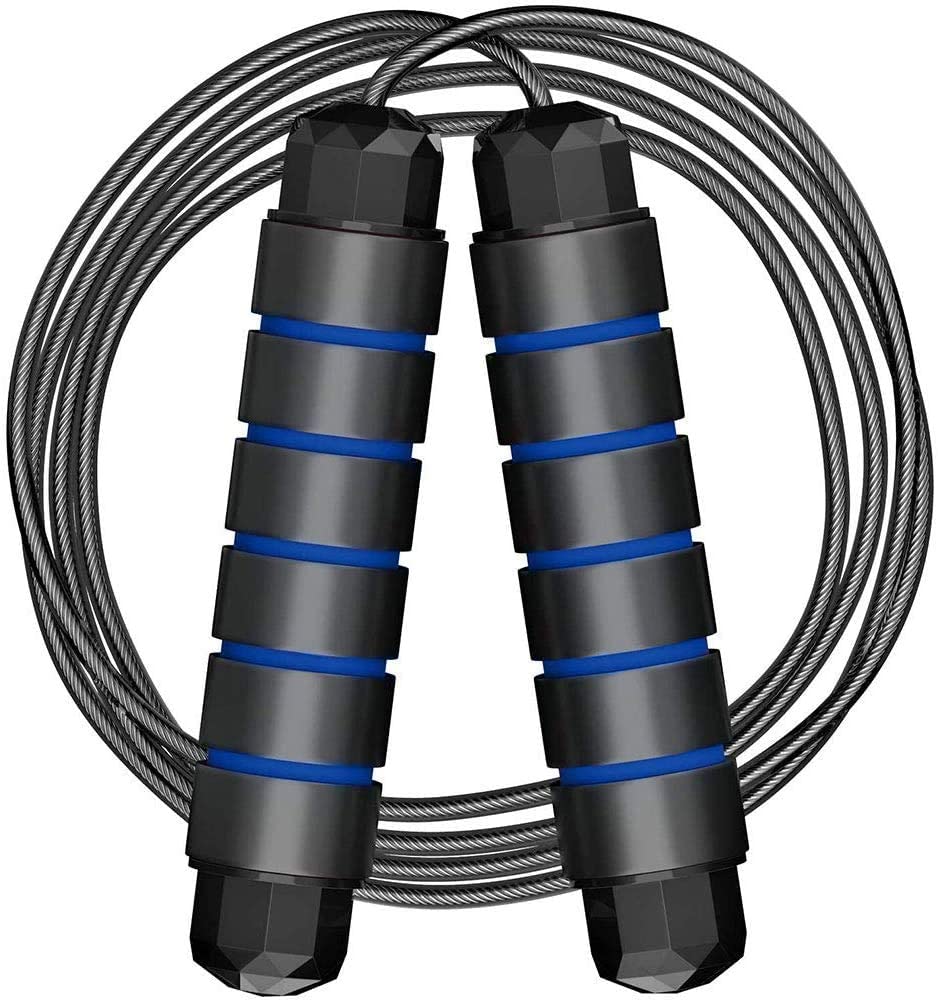 Adjustable 110-Inch Ball-Bearing Speed Jump Rope – 2 Colours