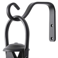 Decorative Iron Wall Hanging Brackets – Black, Set of 2