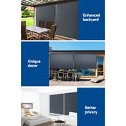 Instahut Outdoor Roller Blind – 2.1 × 2.5 m