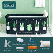 120 cm Foldable Adult Soaking Tub – Cactus