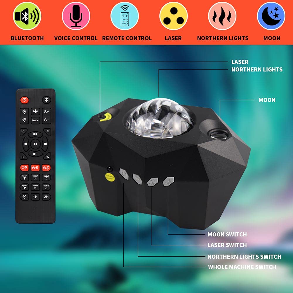 VSM Dream Aurora Star Projector Light