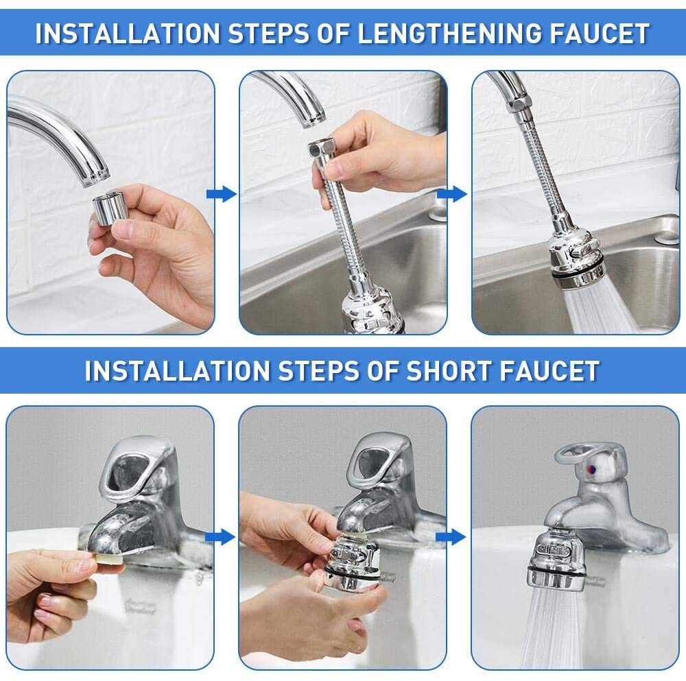 360 Degree Rotating Faucet Sprayer