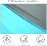 Nylon Parachute Camping Hammock- Blue