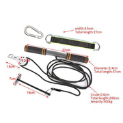 Fitness Pulley Cable Gym Workout Equipment Machine Attachment System Home Strap