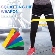 Natural-Latex Resistance Loop Bands – 5 Levels with Pouch
