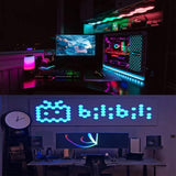 Hexagon Wall Light with Remote Control, Smart Modular Touch-Sensitive LED Light Wall Panels RGB Night Light DIY Geometry Splicing Hex Light for Bedroom Living Room Hallway Party Decor,6 Pack