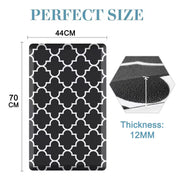 Black Waterproof Cushioned Kitchen Mat – 2 Sizes