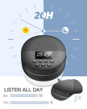 Waterproof Shower Speaker, AGPTEK Waterproof Bluetooth Speaker, Shower Radio with Bluetooth 5.0, LED Screen, Suction Cup, Support TF Card, Built-in MIC for Bathroom, Shower, Beach, Outdoor, Indoor