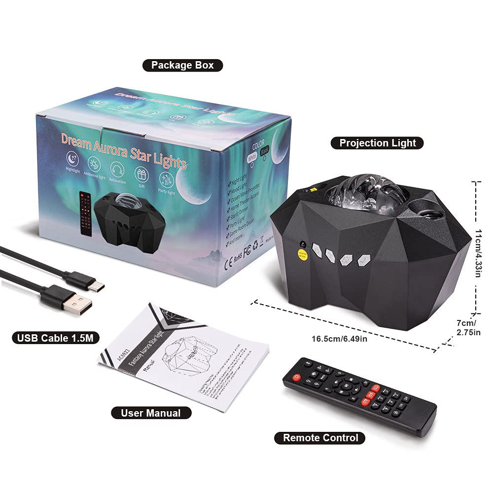 VSM Dream Aurora Star Projector Light