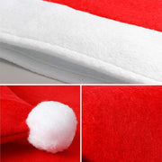 6-Pack Santa Hat Christmas Dining Chair Covers