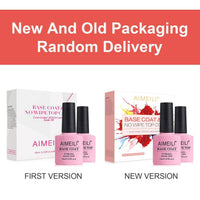 AIMEILI 10 mL Gel Base & No-Wipe Top Coat Kit