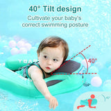 Baby Swim Float With Canopy, Non-Inflatable Solid Baby Float, Upgrade Soft Skin-friendly Fabric, With Adjustable Safety Strap, Material Infant Swim Float for Boys and Girls Compatible 13-40 Pounds Infant/Baby/Toddler