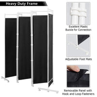 300 × 180 cm 6-Panel Folding Fabric Room Divider – 2 Colours