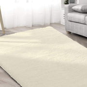 160 × 230 cm Cream Marlow Shag Area Rug