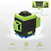 Laser Level, Green Light, 360° 4D 16 Lines, DIY Indoor Home Improvement Project Hand Tools
