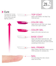 AIMEILI 10 mL Gel Base & No-Wipe Top Coat Kit