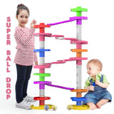 Super Ball Drop Toy, Extra Large Size Activity Tower with Ball Ramp Bridge for Educational and Fun Activity for Toddlers and Children of All Ages - Go, Play Stack and Roll
