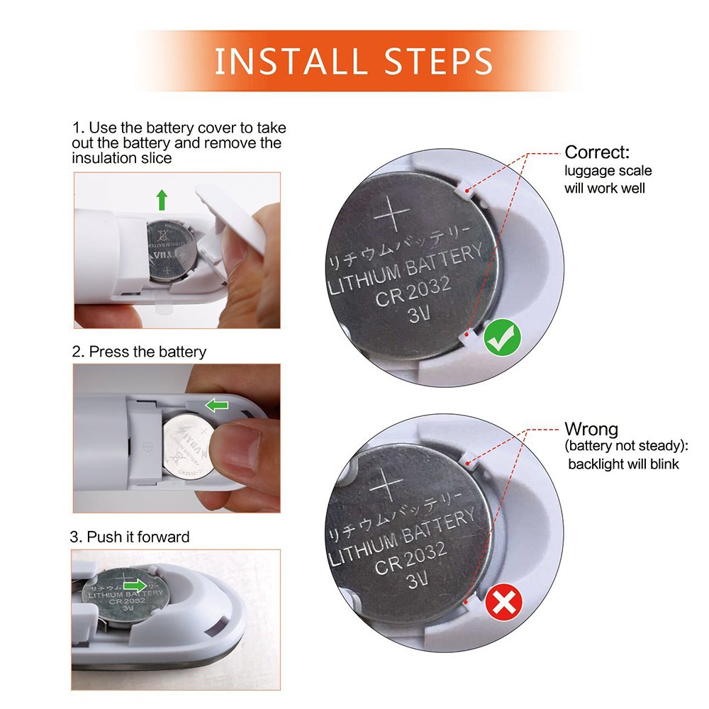 Digital Luggage Scale – 50kg Capacity