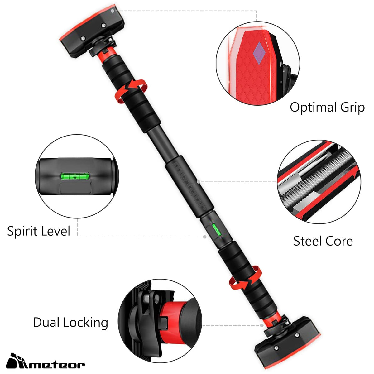 Adjustable Doorway Pull-Up Bar – Up to 200 kg