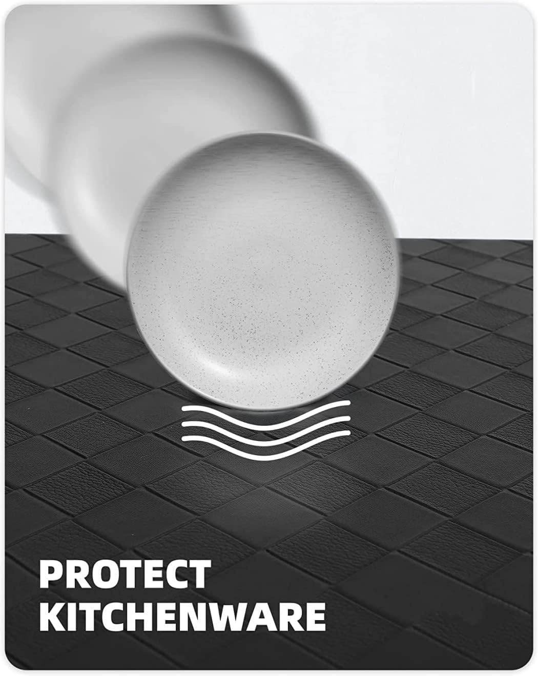 2-Piece 12 mm Cushioned Kitchen Mat Set