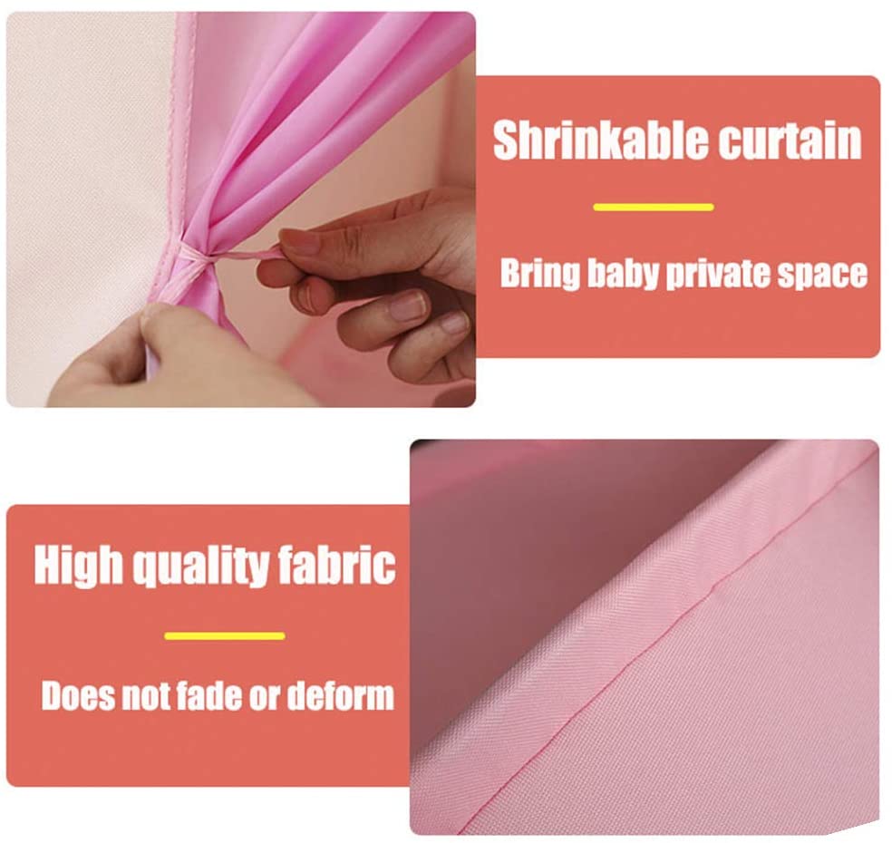 Princess Castle Play Tent Kids Teepee Tent Large Children Playhouse Oxford Fabric Children Playhouse for Indoor Outdoor with Carry Bag Portable Playhouse Boys & Girls Birthday Gift